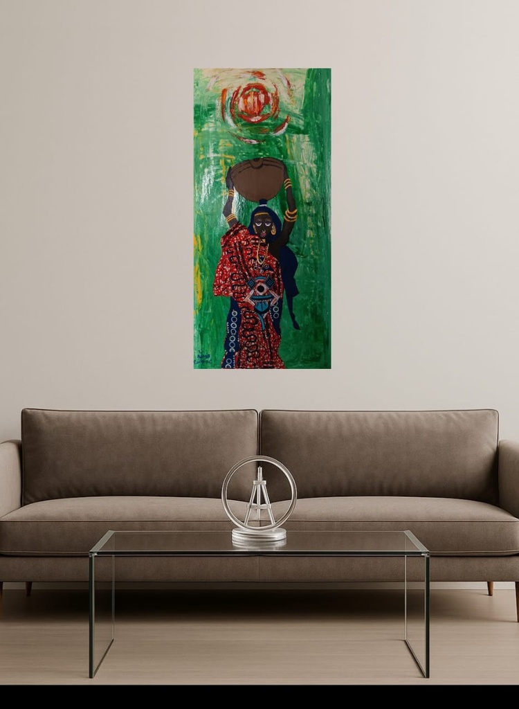 La Porteuse d'Eau  49 cm/102 cm