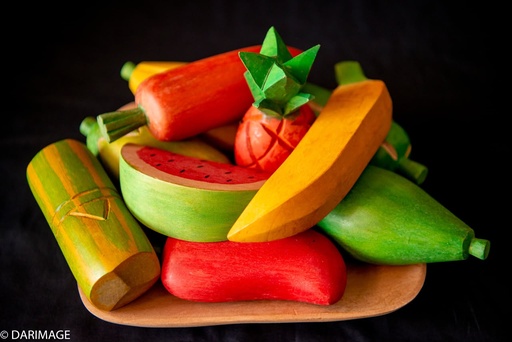 plateau de fruit décoratif naturel